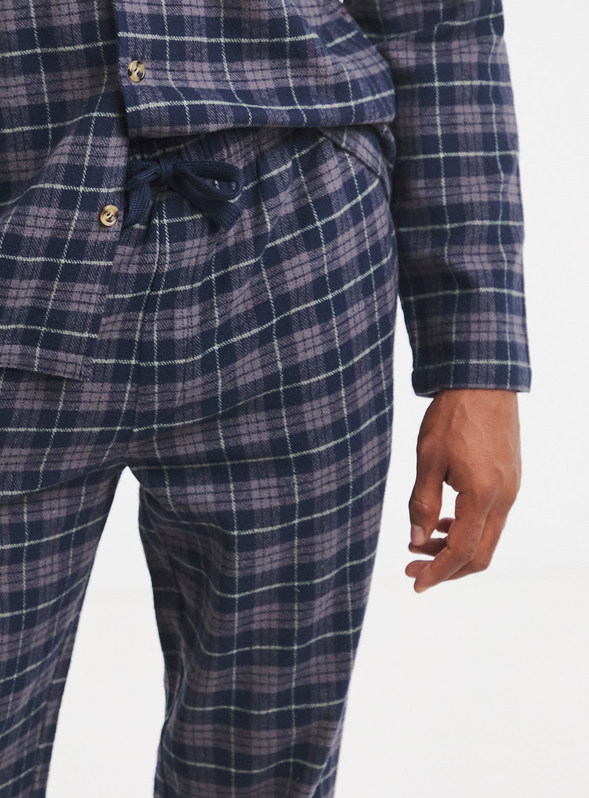 JACAMO Classic Check Woven Pyjama Set XL - Image 4 thumbnail